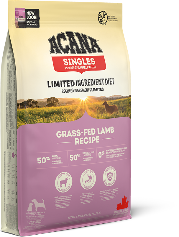 Acana Grass Fed Adult Grain Free Lamb Dry Dog Food - 6kg