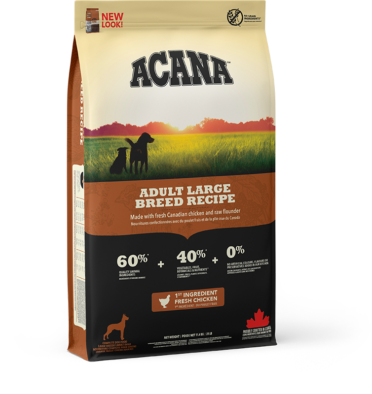 Acana Heritage Grain Free Adult Large Breed Dry Dog Food - 11.4kg
