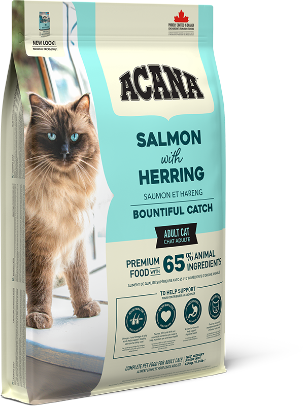 Acana Bountiful Catch Adult Dry Cat Food - 4.5kg