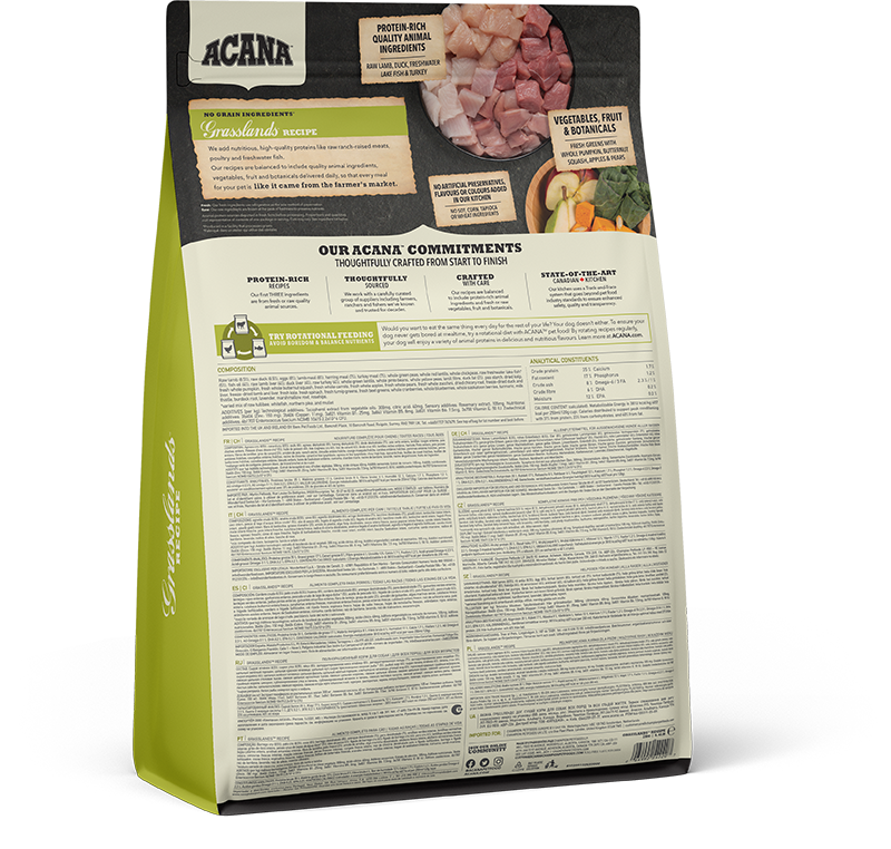 Acana Grasslands Grain Free Adult Dry Dog Food - 2kg