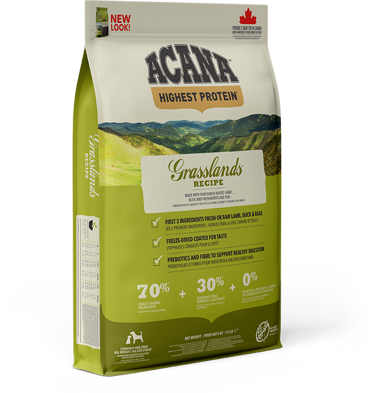Acana Grasslands Grain Free Adult Dry Dog Food - 6kg