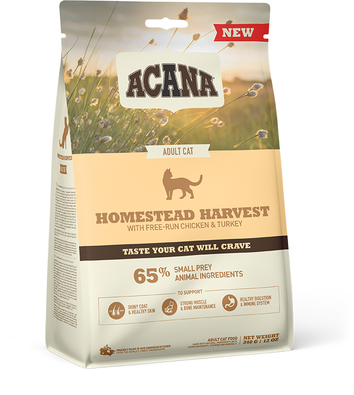 Acana Homestead Harvest Adult Dry Cat Food - 4.5kg