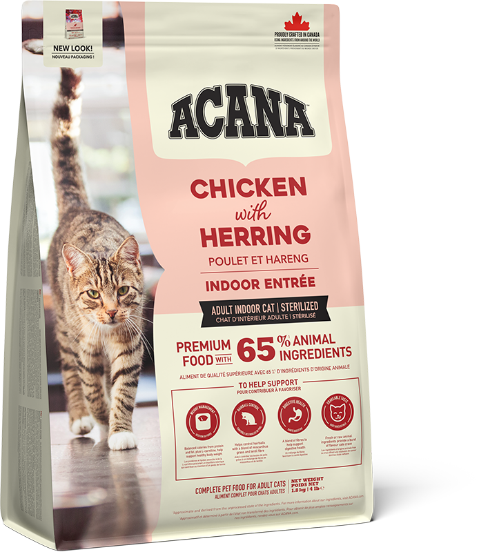 Acana Indoor Entree Adult Dry Cat Food - 1.8kg