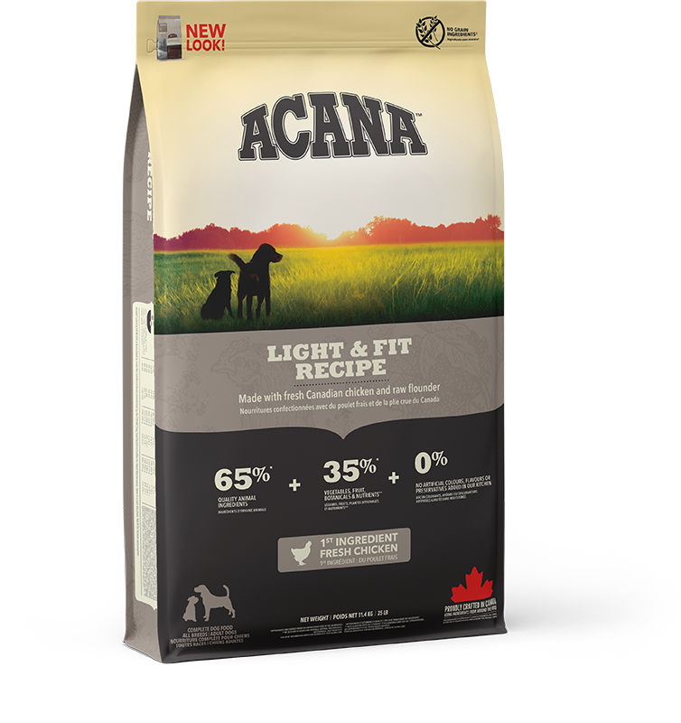 Acana Heritage Grain Free Light & Fit Dry Dog Food - 11.4kg