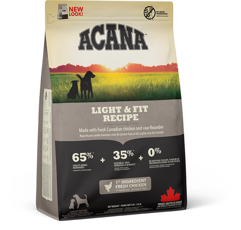 Acana Heritage Light & Fit Dry Dog Food - 2kg
