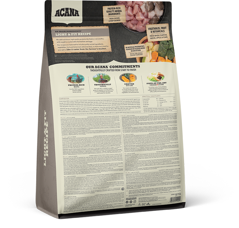 Acana Heritage Light & Fit Dry Dog Food - 2kg