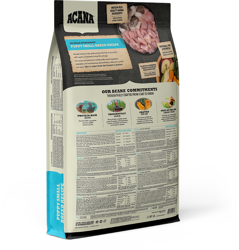 Acana Heritage Grain Free Puppy Small Breed Dry Dog Food - 6kg