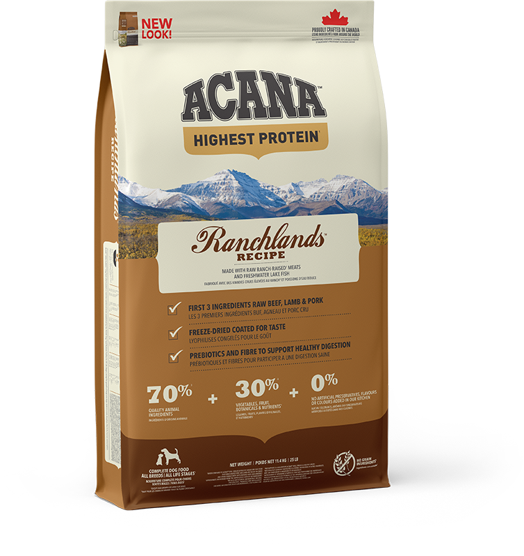 Acana Ranchlands Grain Free Adult Dry Dog Food - 11.4kg
