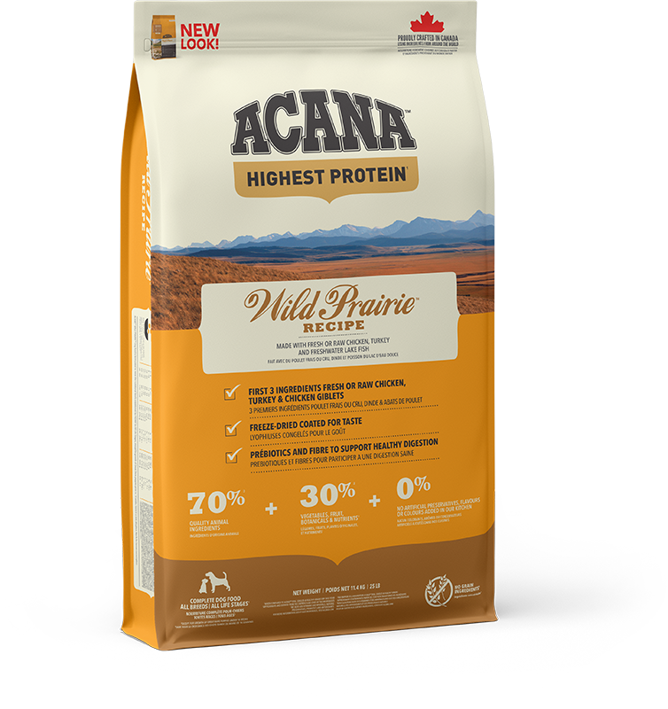 Acana Regionals Grain Free Wild Prairie Dry Dog Food - 11.4kg