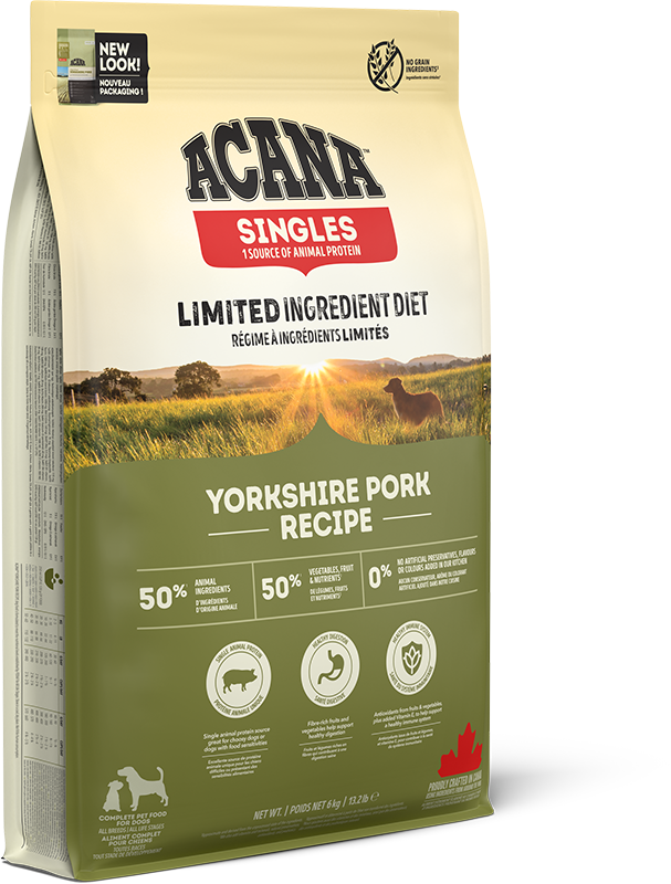 Acana Yorkshire Pork Grain Free Adult Dry Dog Food - 6kg