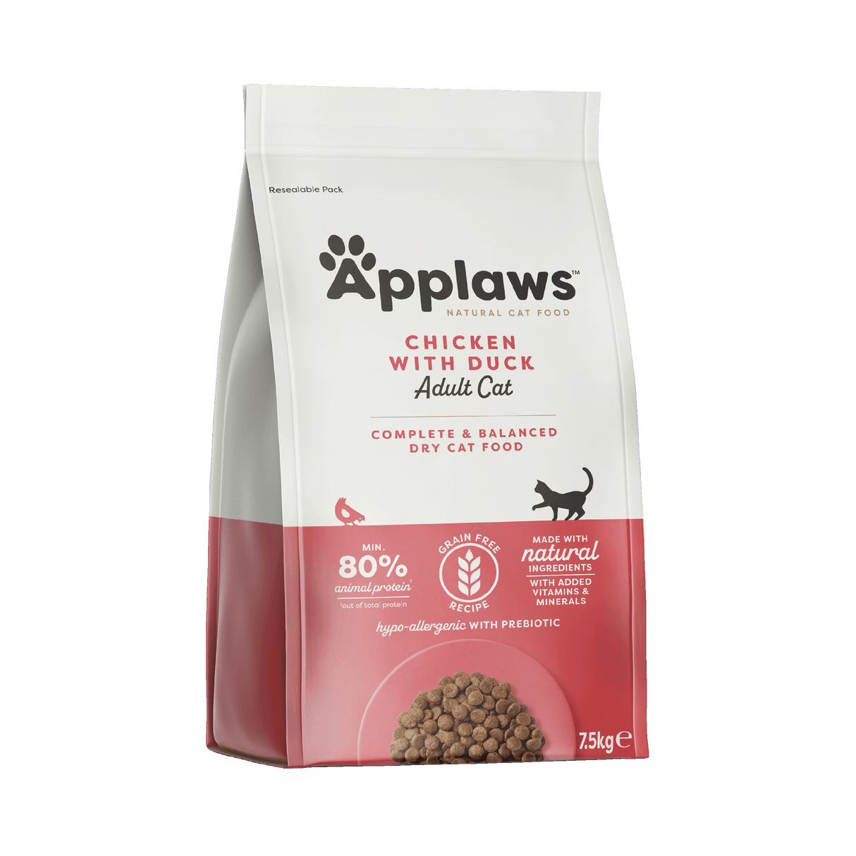 Applaws Chicken with Duck Adult Dry Cat Food - 7.5kg