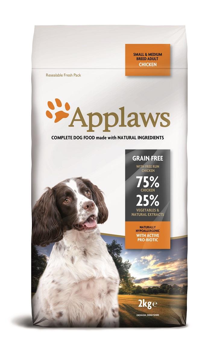 Applaws Chicken Small & Medium Breed Adult Dry Dog Food - 2kg