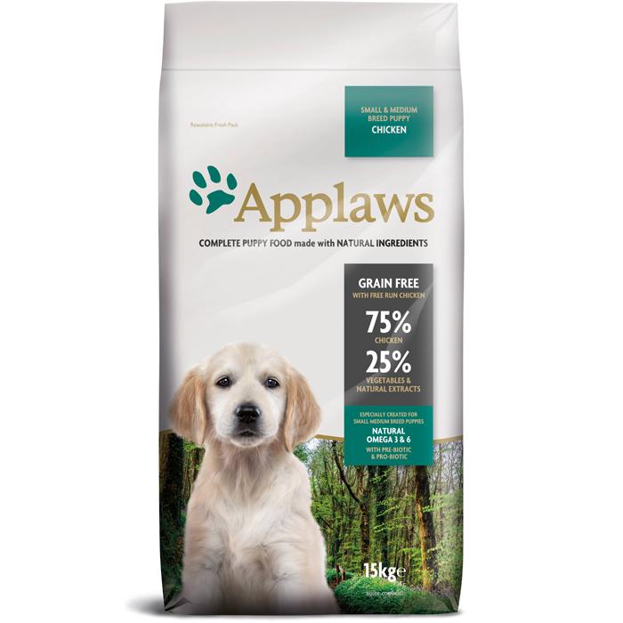 Applaws Chicken Small & Medium Breed Puppy Dry Dog Food - 15kg