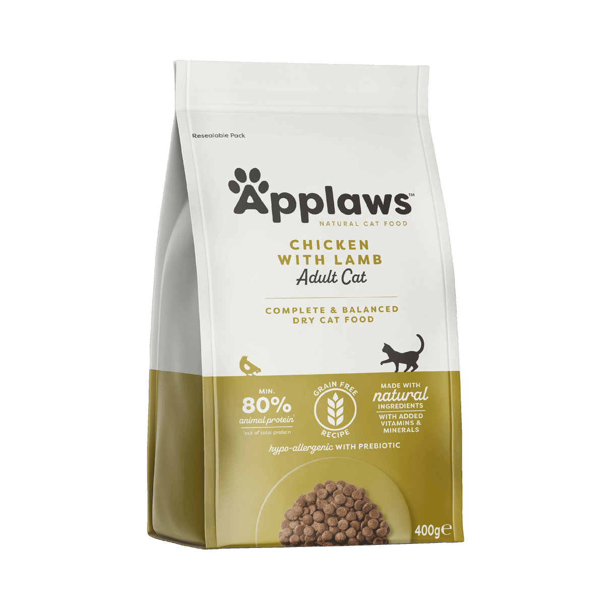 Applaws Chicken with Lamb Adult Dry Cat Food - 400g