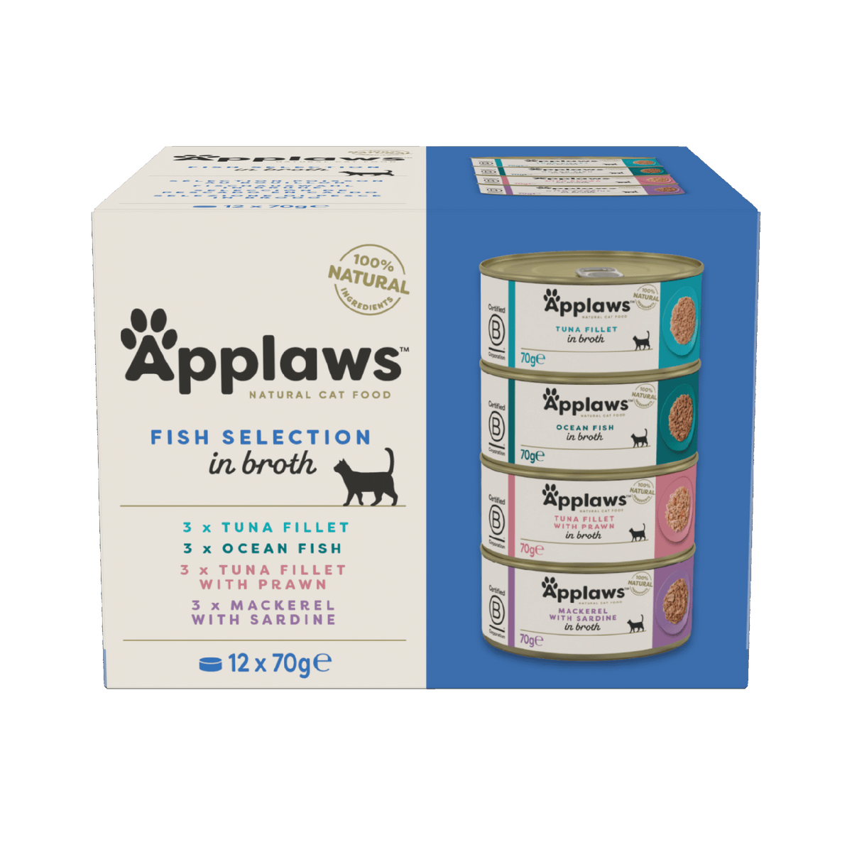 Applaws Wet Cat Food Tins – Broth Range