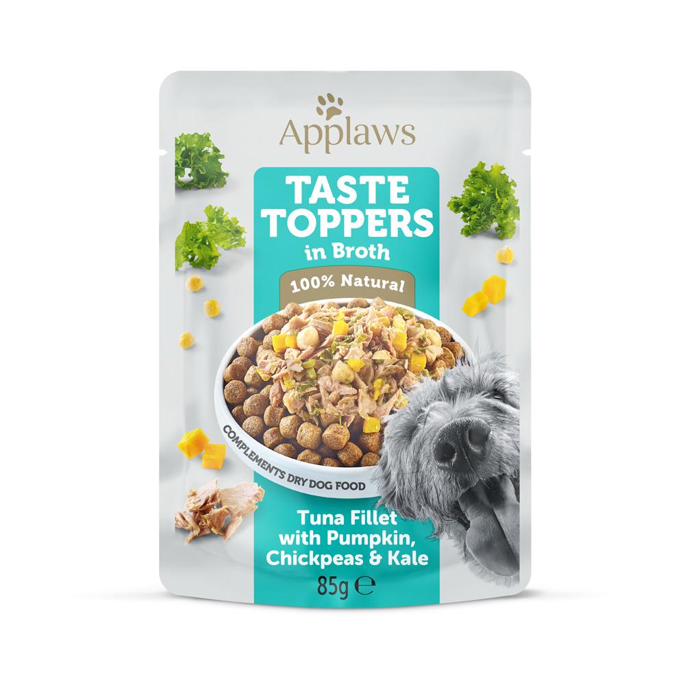 Applaws Taste Toppers Tuna Fillet with Pumpkin in Broth Adult Wet Dog Food Pouches - 12x85g