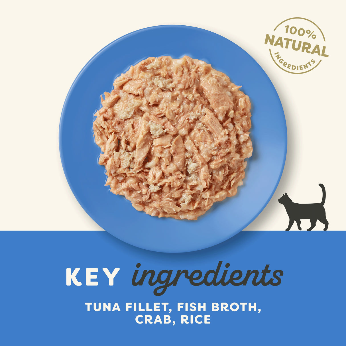 Applaws Tuna Fillet with Crab in Broth Adult Wet Cat Food Tins - 24 x 70g