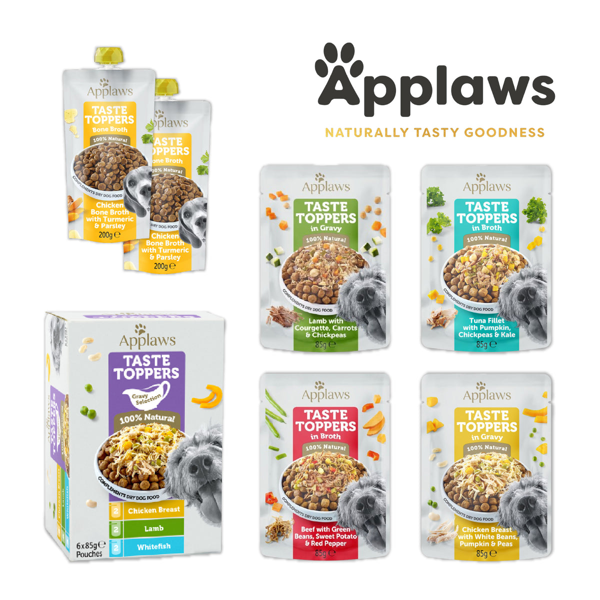 Applaws Dog Food Pouches – Taste Toppers Range