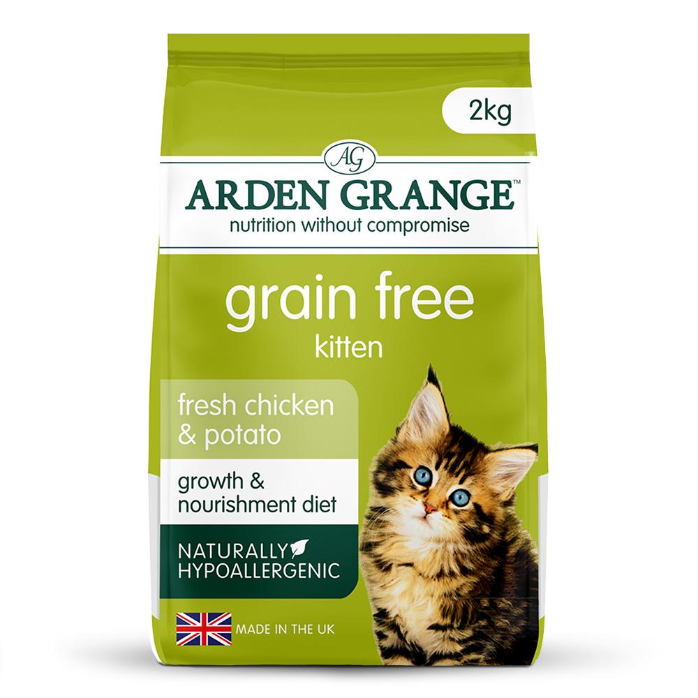 Arden Grange Chicken & Potato Dry Kitten Food - 2kg