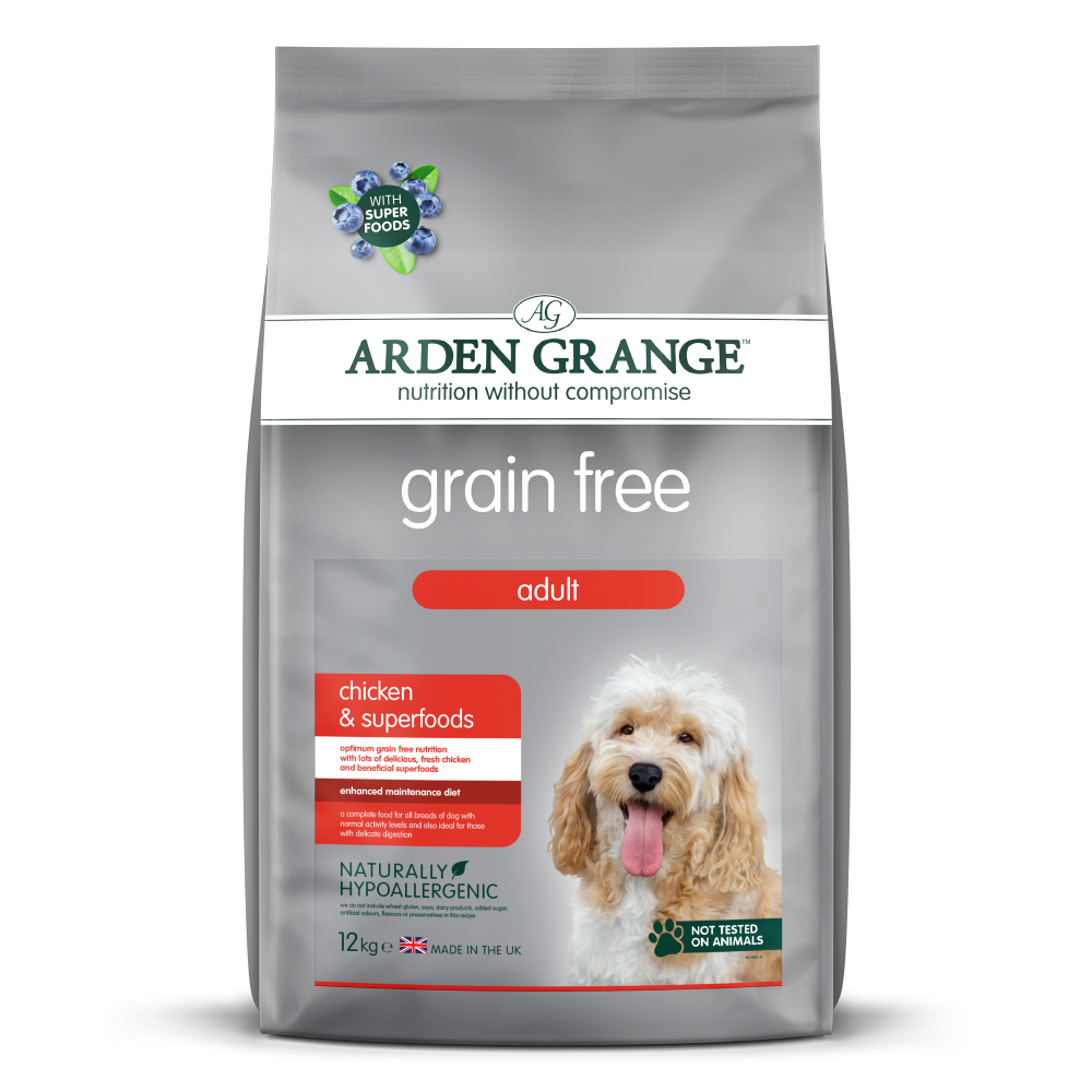 Arden Grange Chicken & Superfoods Grain Free Dry Dog Food - 12kg