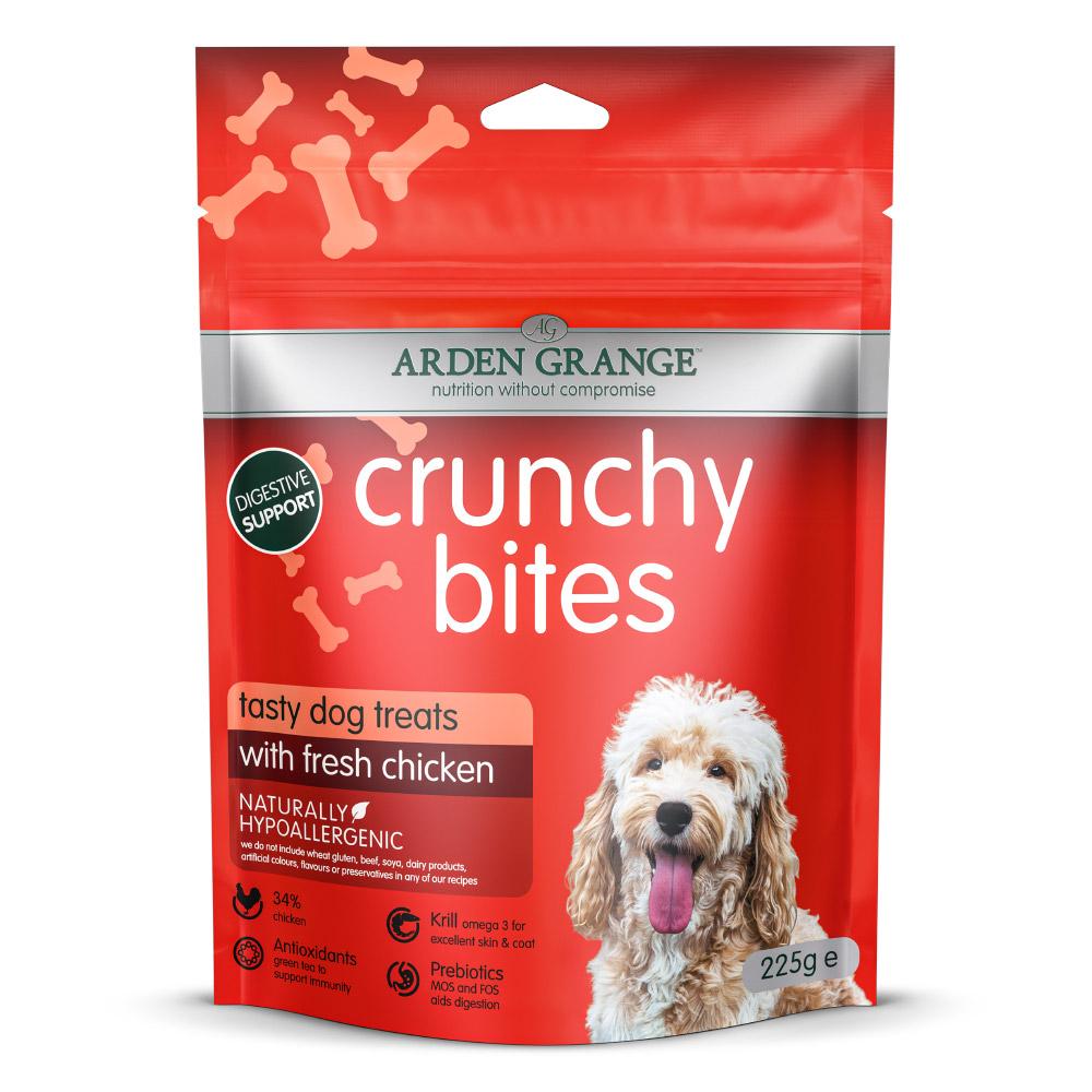 Arden Grange Crunchy Salmon Bites Dog Treats - 225g