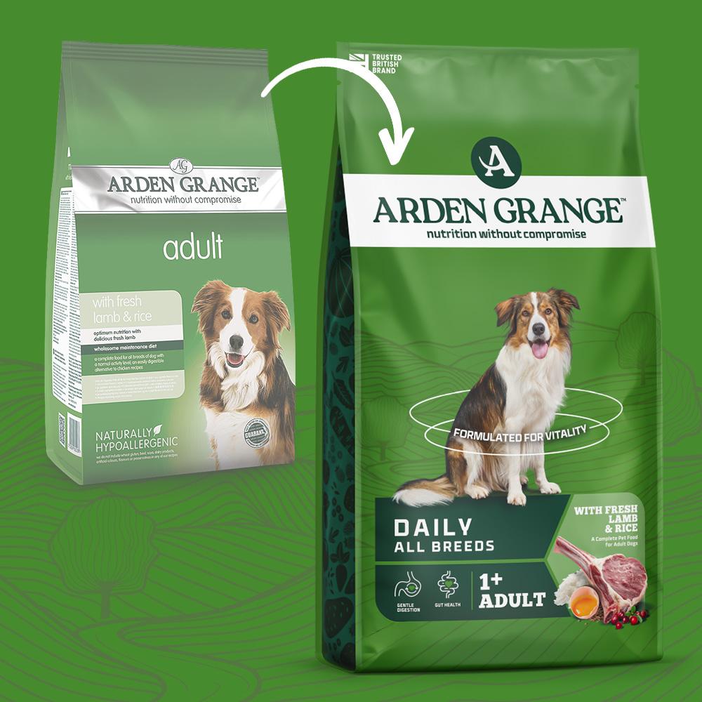 Arden Grange Lamb & Rice Dry Dog Food - 2kg