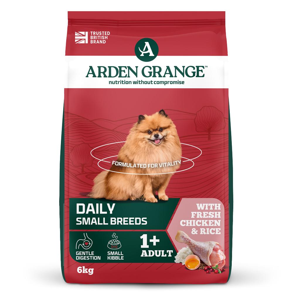 Arden Grange Adult Mini Chicken & Rice Dog Dry Food - 6kg