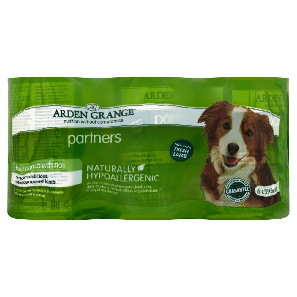 Arden Grange Lamb Wet Dog Food Cans - 24 x 395g