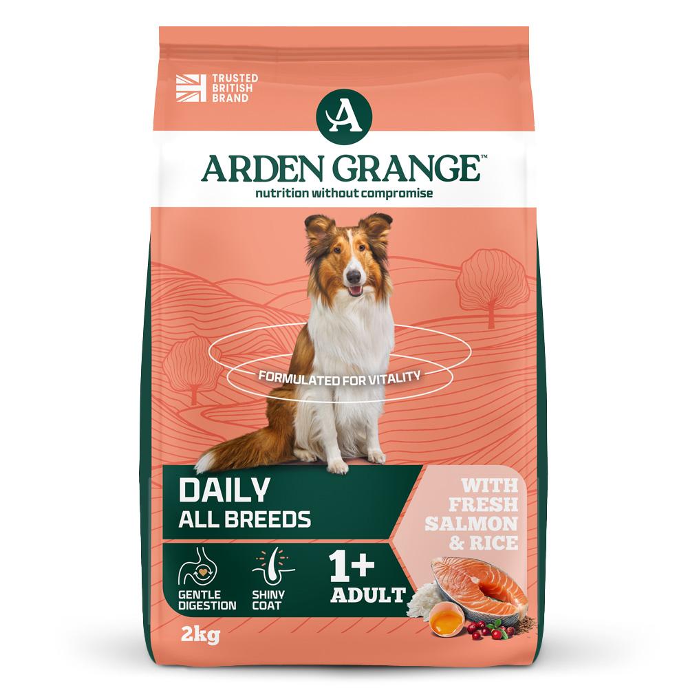 Arden Grange Salmon & Rice Dry Dog Food - 2kg