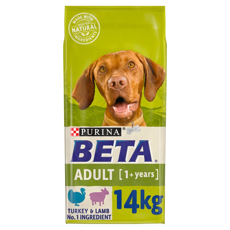 BETA Adult Dry Dog Food with Turkey & Lamb - 14kg