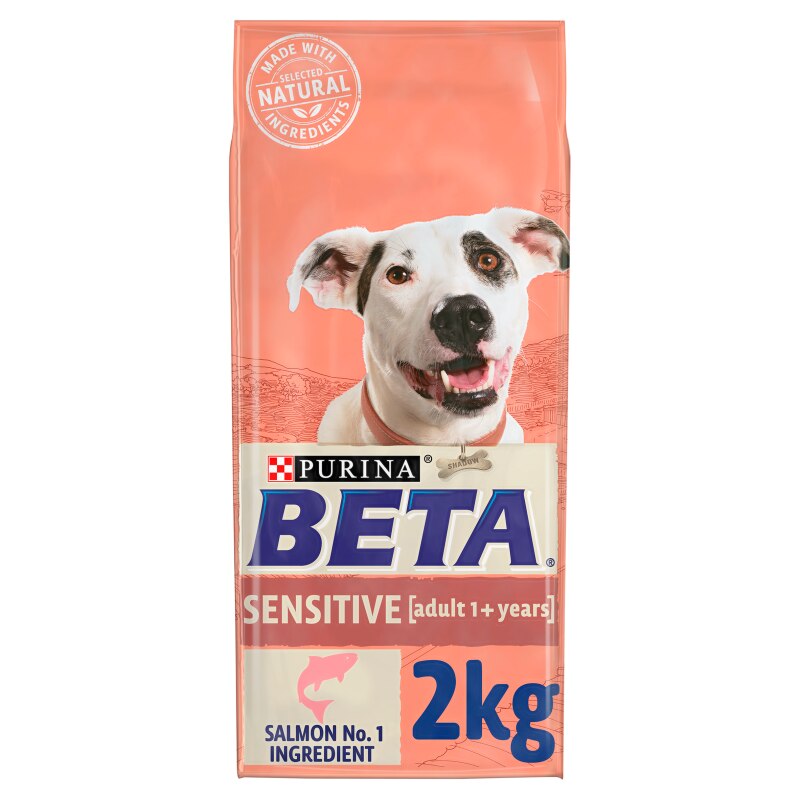 BETA Adult Sensitive Salmon & Rice Dry Dog Food - 2kg
