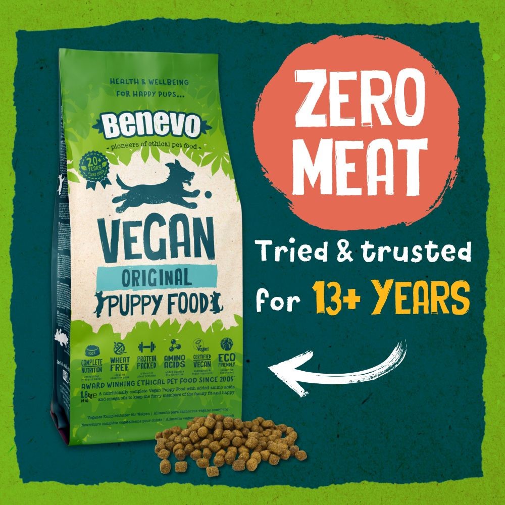 Benevo Vegan Dry Puppy Food - 10kg