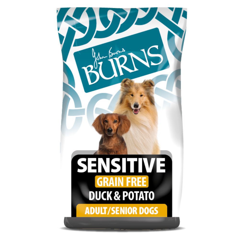 Burns Sensitive Grain Free Duck & Potato Dry Dog Food - 2kg
