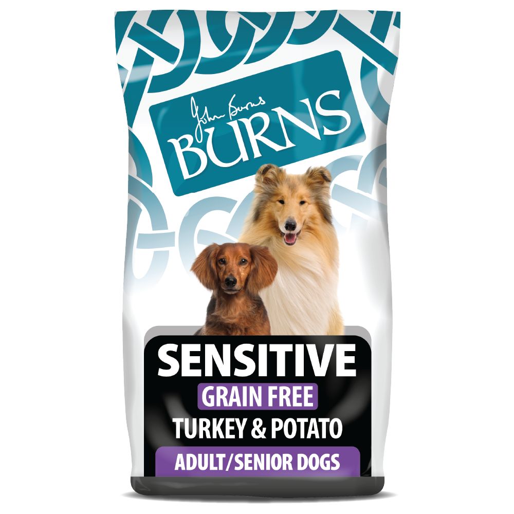 Burns Sensitive Grain Free Turkey & Potato Dry Dog Food - 2kg