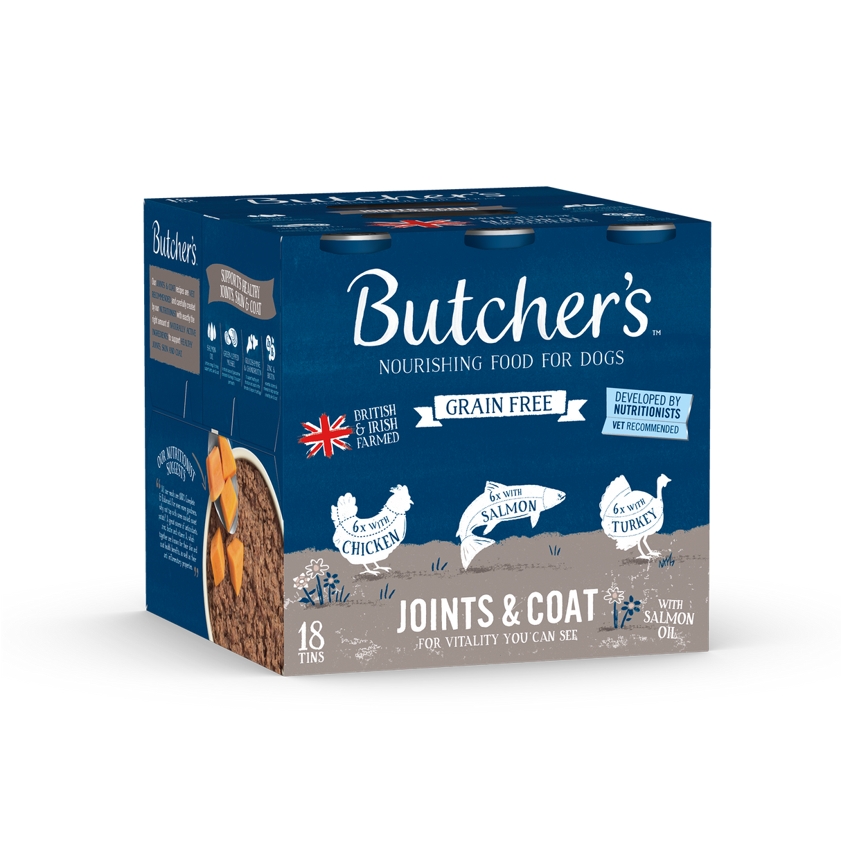 Butchers Joints & Coat Wet Dog Food - 18x390g