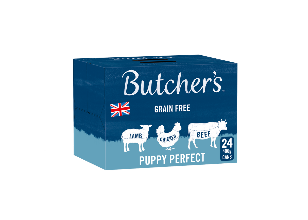 Butchers Variety Recipes in Jelly Wet Puppy Food Cans - 24 x 400g