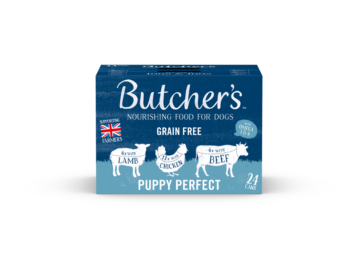 Butchers Variety Recipes in Jelly Wet Puppy Food Cans - 24 x 400g