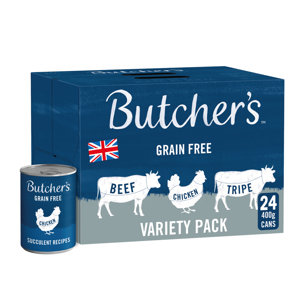 Butchers Variety Recipes in Jelly Wet Dog Food Cans - 24 x 400g