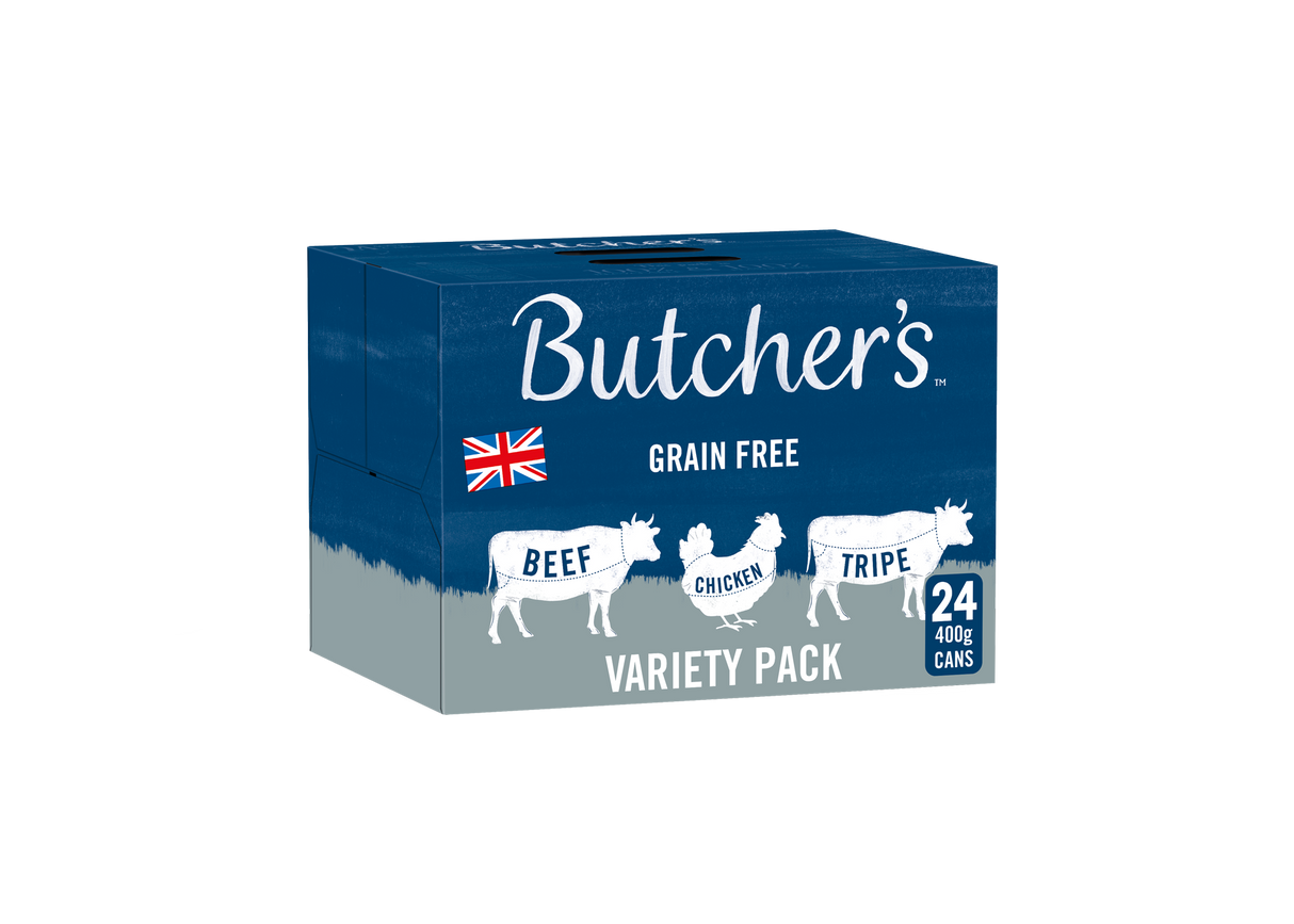 Butchers Variety Recipes in Jelly Wet Dog Food Cans - 24 x 400g