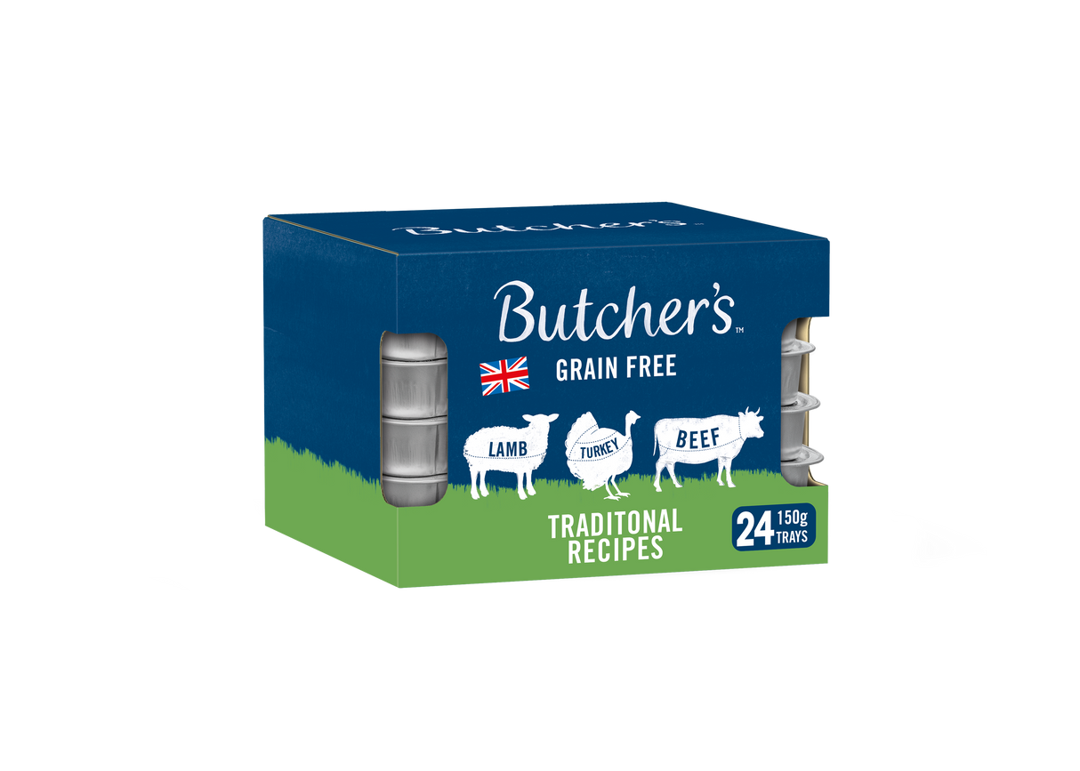 Butchers Traditional Recipes Wet Dog Food Trays - 24 x 150g