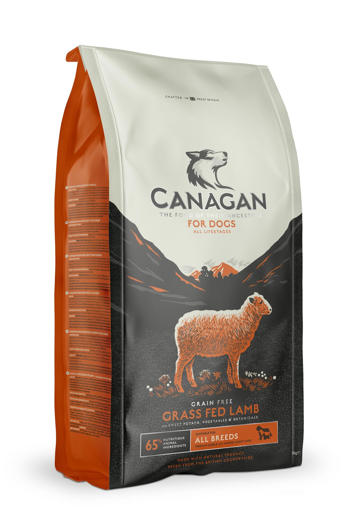 Canagan Grass-Fed Lamb Dry Dog Food - 2kg