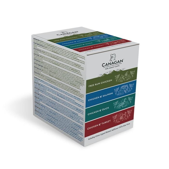 Canagan Multipack Wet Cat Food Pouches - 8 x 85g