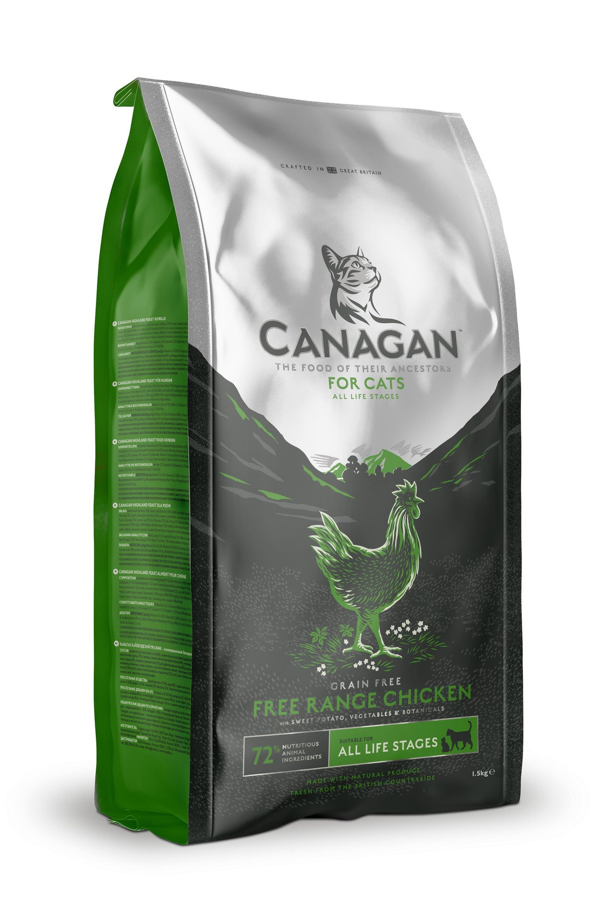Canagan Free-Range Chicken Dry Cat Food - 1.5kg