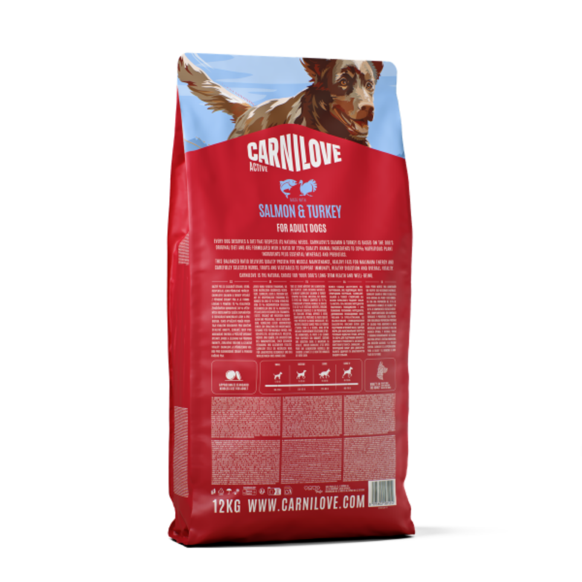 Carnilove Active Salmon & Turkey Adult Dry Dog Food - 1.5kg