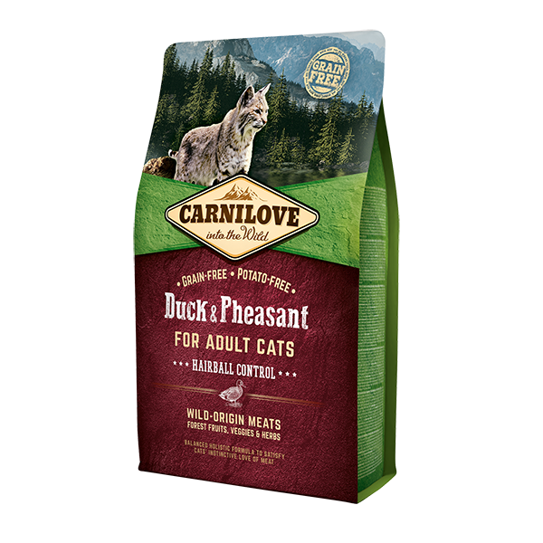 Carnilove Duck & Pheasant Dry Cat Food - 2kg