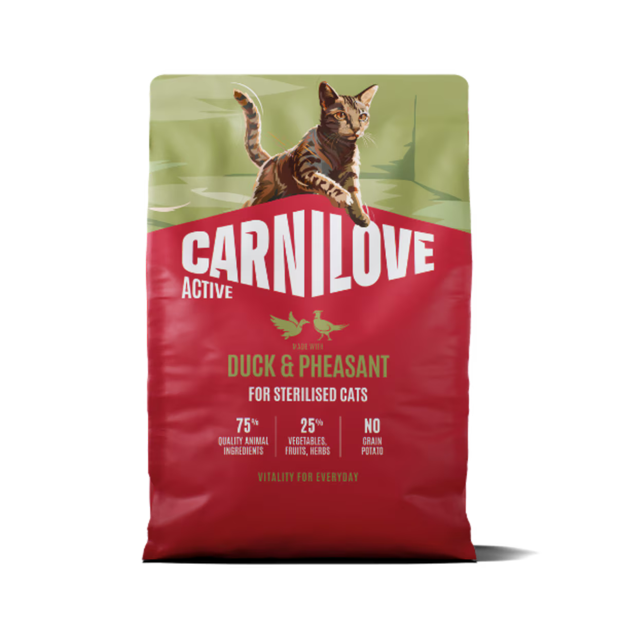 Carnilove Active Duck & Pheasant Sterilised Cat Adult Dry Food – 400g