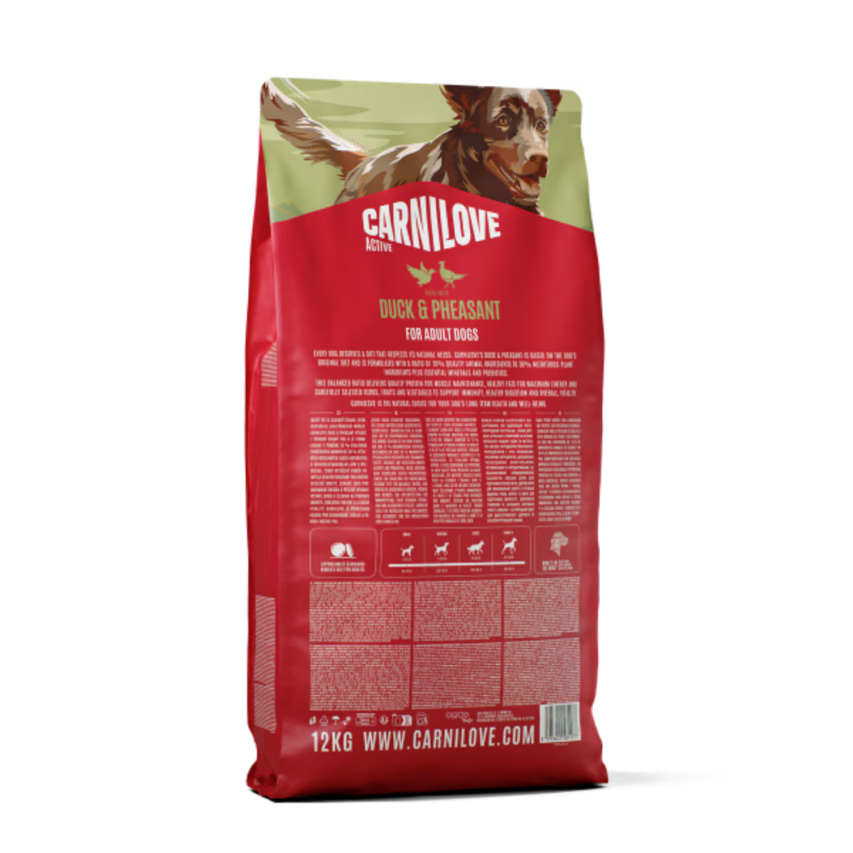 Carnilove Active Duck & Pheasant Adult Dry Dog Food – 12kg