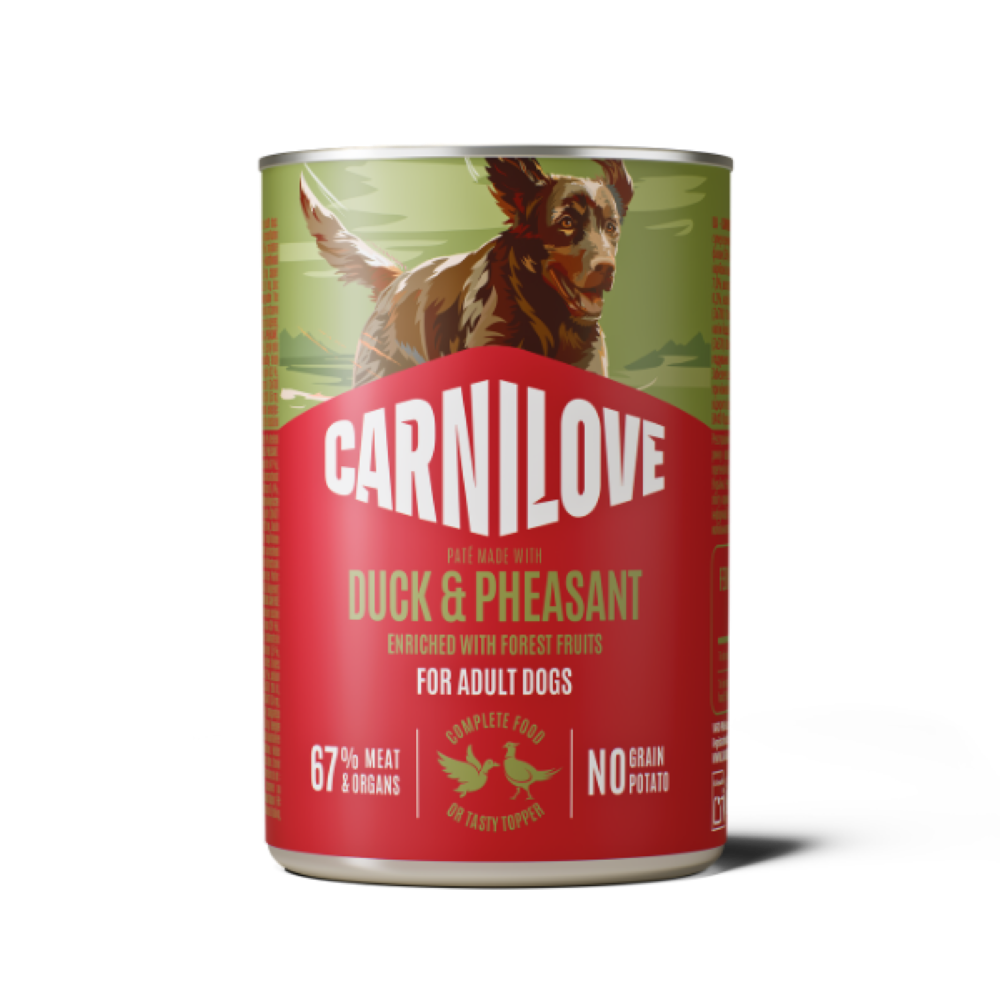 Carnilove Duck & Pheasant Adult Wet Dog Food Tin – 6 x 400g