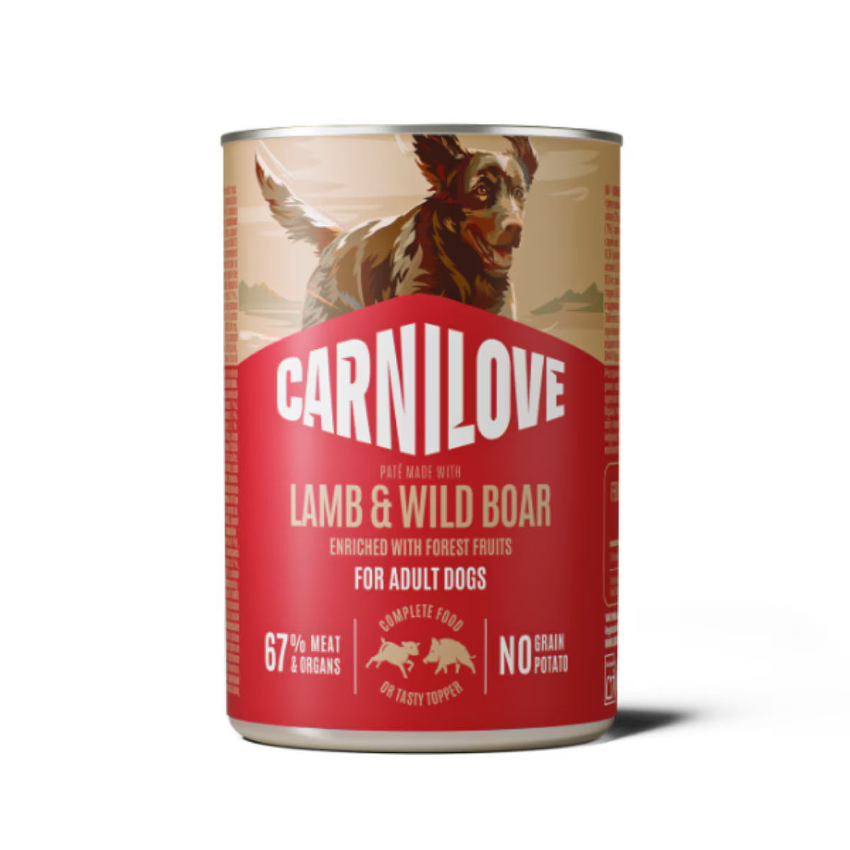 Carnilove Grain-Free Lamb & Wild Boar Dog Food Cans - 6 x 400g