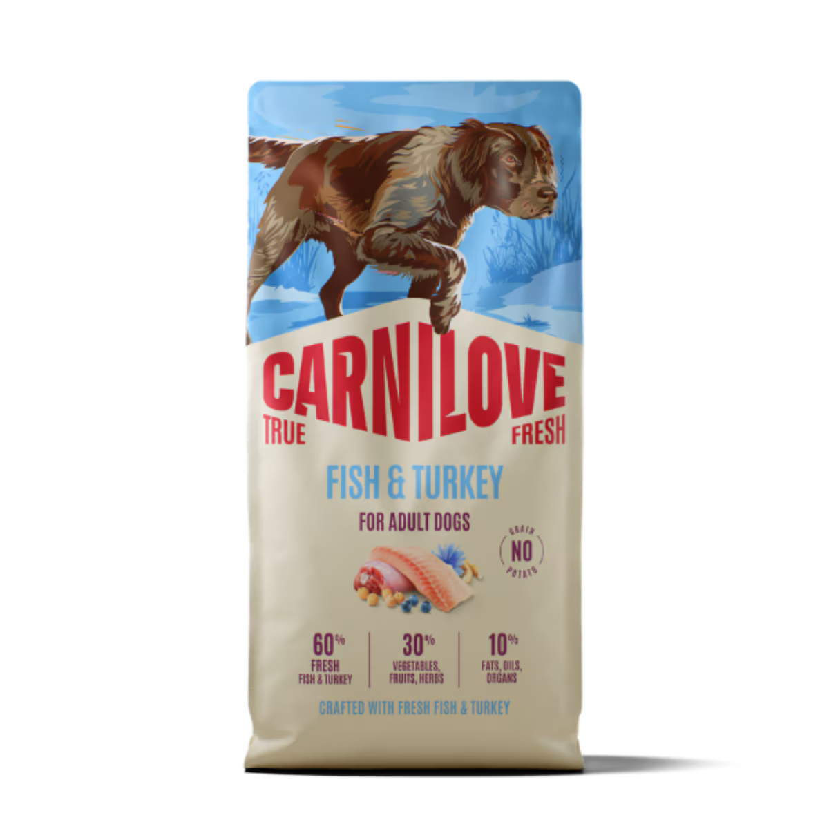 Carnilove True Fresh Fish & Turkey Adult Dry Dog Food – 1.5kg